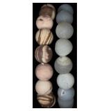 2  Natural Stone Stretch Bracelets