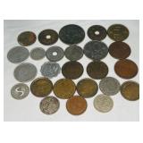 25 Vintage & Modern World Coins & Token's