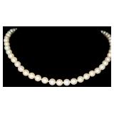 Pearl Necklace w/ 14K Clasp