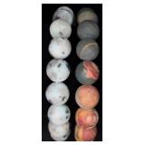 2 Natural Stone Stretch Bracelets