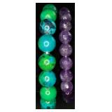 2 Natural Stone Stretch Bracelets