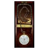 ANTQ Howard Gold Filled Pocket Watch in OG box