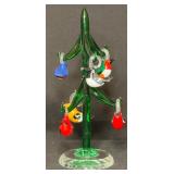 Gift Essentials Green Glass Christmas Tree