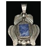 Sterling Silver Lapis Lazuli Pendant