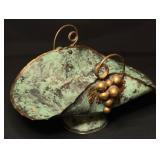 VTG Verdigins Solid Brass Basket