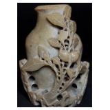 VTG Hand-carved Chinese Soapstone Vase