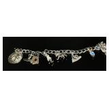 Sterling Silver Charm Bracelet