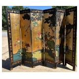 Beautiful Antique Asian Screen w/ Carved Design
