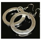 Sterling Silver Hoop Earrings