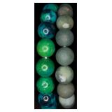 2 Natural Stone Stretch Bracelets