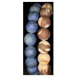 2 Natural Stone Stretch Bracelets