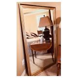 Large Mirror with Gold Frame