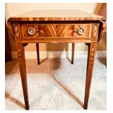 I Wellington Hall  Mahogany Inlaid Pembroke Table