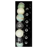 2 Natural Stone Stretch Bracelets