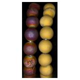 2 Natural Stone Stretch Bracelets