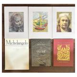6 Hardback Books of Artists