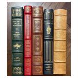 5 Leather Bound "The Franklin Library" Classics