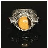 Sterling Silver Tiger's Eye Ring