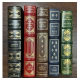 5 Leather Bound "The Franklin Library" Classics