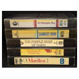 5 VTG VHS Hardcover Movies