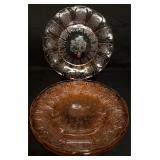 VTG Jeannette Cherry Blossom Depression Plates