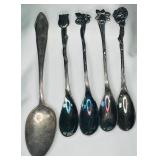 4 Silver .999 Demitasse & 1 SP Spoon from Germany