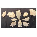 10 Various Size MO Arrowheads