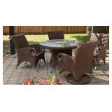 Antigua Patio Table/Rocking Chair/Swivel Chairs