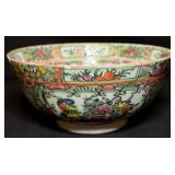 ANTQ Chinese Export Porcelain Rose Medallion Bowl