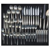 52 pc. Gorham Sterling Silver Nocturne Pattern