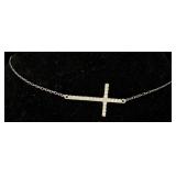 Sterling Silver Cross Necklace