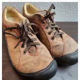 Keen Brown Leather Shoes Loafers Sz. 8 38.5