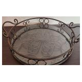 Southern Living at Home Jamestown Tray w/ Glass