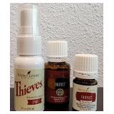 Young Living Essential Oils - Thieves 3 Item Lot
