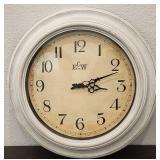 ECW Co Distressed Vintage Look Wall Clock