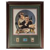 Norman Rockwell "The First of the Month" Framed
