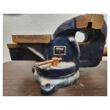 Vintage Allied Forge Blue Benchtop 5" Vise