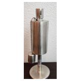 NEW Pure Garden Stainless Oil Lamp w/ Cap