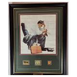 Norman Rockwell "Expenses" Framed Print