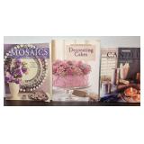 Lot of 3 Craft Idea Books - Candles Cakes Mosaics
