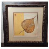 Modern Framed Leaf Picture 20" x 20"