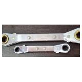 Lot of 2 Craftsman Offset Ratcheting Wrenches