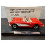 Vintage 1959 Corvette 1:24 Motor Max Die-Cast
