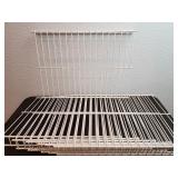 Lot of 7 Closet System Metal Shelves 12" d x 16" w