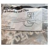 ClosetMaid Preloaded Wall Clips - Large Bag