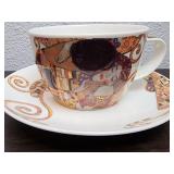 Vintage Gustav Klimt Dunoon Cup & Saucer Set