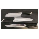 Lot of 3 Chicago Cutlery Kitchen Knives