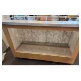 Glass Front & Top Display Case 58" Wide x 40" Tall