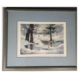 Cecy Turner "Winter Streams" Signed Numbered Pic