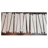 Lot of 14 Rubbermaid Closet System 12" Arms
